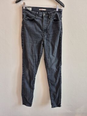 Levis Mile High Super Skinny Dark Grey Jeans Sìze 30